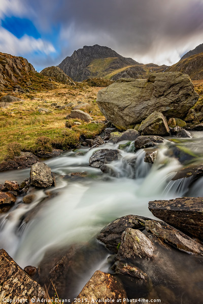 Tryfan Mountain north Wales Picture Board by Adrian Evans