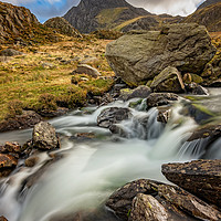 Buy canvas prints of Tryfan Mountain north Wales by Adrian Evans