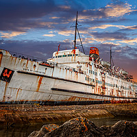 Buy canvas prints of Duke of Lancaster Ship by Adrian Evans