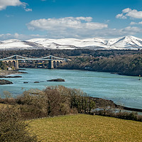 Buy canvas prints of Menai Bridge Anglesey by Adrian Evans