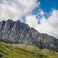 Buy canvas prints of Tryfan mountain East Face Snowdonia by Adrian Evans