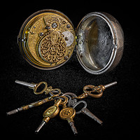 Buy canvas prints of Antique Pocket Watch  by Adrian Evans