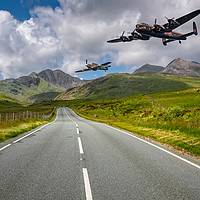 Buy canvas prints of Lancaster in Snowdonia by Adrian Evans