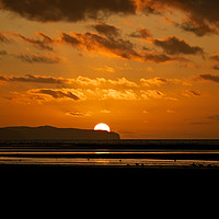 Buy canvas prints of Rhyl Sunset Wales by Adrian Evans