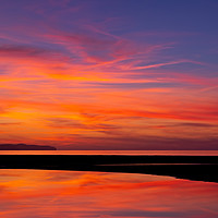 Buy canvas prints of Sunset Rhyl Wales by Adrian Evans