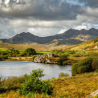 Buy canvas prints of Autumn View Snowdonia National Park by Adrian Evans