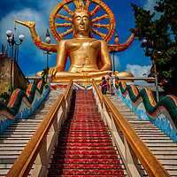 Buy canvas prints of Big Buddha Samui Thailand by Adrian Evans