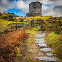 Buy canvas prints of Dolbadarn Castle Llanberis Wales by Adrian Evans