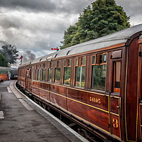 Buy canvas prints of Steam Train Carriages by Adrian Evans