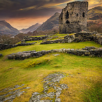 Buy canvas prints of Dolbadarn Castle Snowdonia Wales by Adrian Evans
