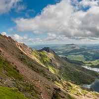 Buy canvas prints of Lakes of Snowdonia Wales by Adrian Evans