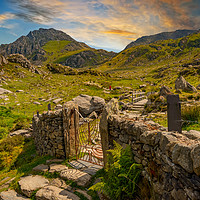 Buy canvas prints of Gate to Snowdonia Wales by Adrian Evans
