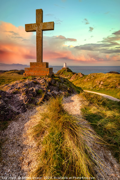 Llanddwyn Island Anglesey Picture Board by Adrian Evans