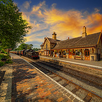 Buy canvas prints of Arley Railway Station England by Adrian Evans
