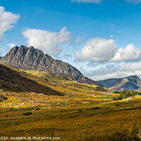 Buy canvas prints of Tryfan and Ogwen Valley Snowdonia Wales by Adrian Evans