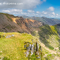 Buy canvas prints of Snowdon Summit Panorama by Adrian Evans