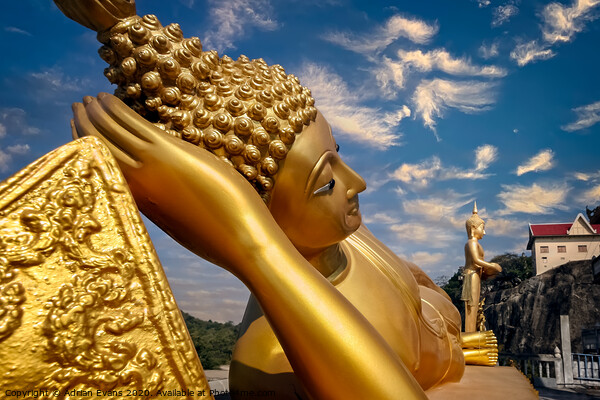 Khao Krailat Temple Buddha thailand Picture Board by Adrian Evans