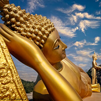 Buy canvas prints of Khao Krailat Temple Buddha thailand by Adrian Evans