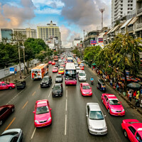 Buy canvas prints of Bangkok Street View  by Adrian Evans