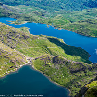 Buy canvas prints of Pyg Track to Snowdon and Miners Track by Adrian Evans
