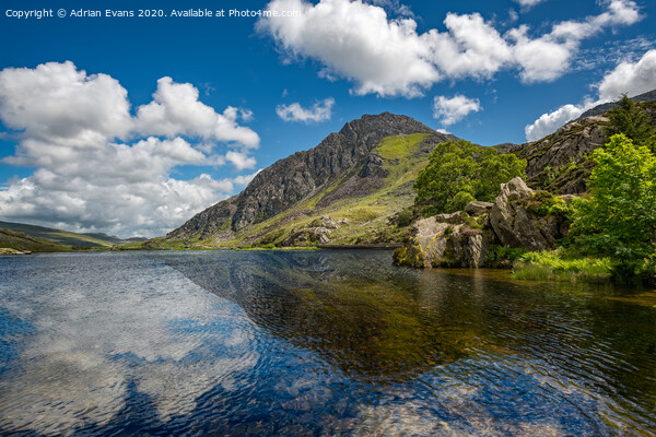 Tryfan Mountain Snowdonia Wales Picture Board by Adrian Evans