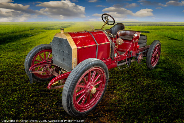 Mercedes Simplex 1903 Picture Board by Adrian Evans