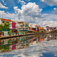 Buy canvas prints of Malacca River Malaysia by Adrian Evans