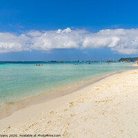 Buy canvas prints of White Beach Boracay Philippines by Adrian Evans
