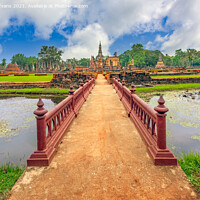 Buy canvas prints of Sukhothai Historical Park Thailand by Adrian Evans