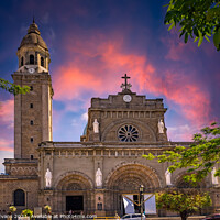 Buy canvas prints of Manila Cathedral Philippines by Adrian Evans