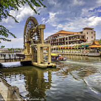 Buy canvas prints of Sultanate Watermill Malacca  by Adrian Evans