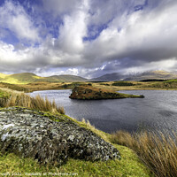 Buy canvas prints of Llyn y Dywarchen Snowdonia Wales by Adrian Evans