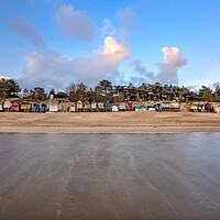 Buy canvas prints of High tide on Wells beach  by Gary Pearson