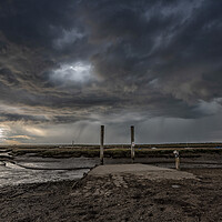 Buy canvas prints of An approaching storm - Brancaster Staithe  by Gary Pearson