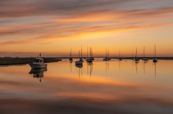 Sunrise reflections - Wells Picture Board by Gary Pearson