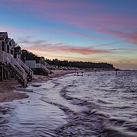 Buy canvas prints of Lingering colours of sunset - Wells-next-the-Sea by Gary Pearson