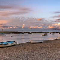 Buy canvas prints of Reflected colours of sunset - Burnham Overy Staithe  by Gary Pearson
