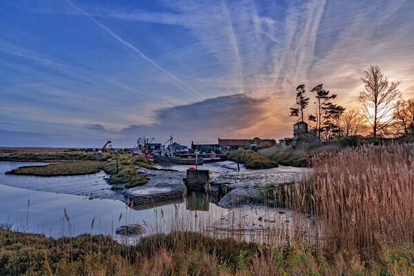 Sunrise - Brancaster Staithe Picture Board by Gary Pearson