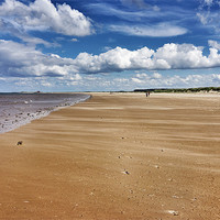 Buy canvas prints of High tide at Brancaster Beach by Gary Pearson