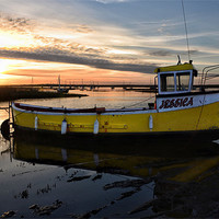 Buy canvas prints of Jessica at sunset by Gary Pearson