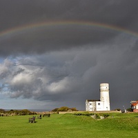 Buy canvas prints of A rainbow after the storm by Gary Pearson