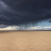 Buy canvas prints of Rain on the horizon by Gary Pearson