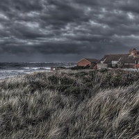 Buy canvas prints of A stormy day at Brancaster by Gary Pearson
