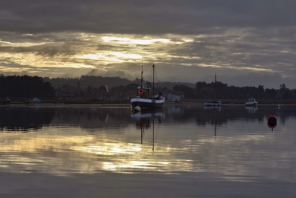 Calm day at Brancaster Staithe Picture Board by Gary Pearson