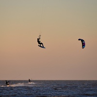 Buy canvas prints of Flying high in Hunstanton by Gary Pearson