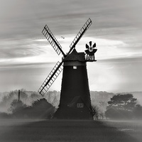 Buy canvas prints of Burnham Overy Staithe windmill #4 by Gary Pearson