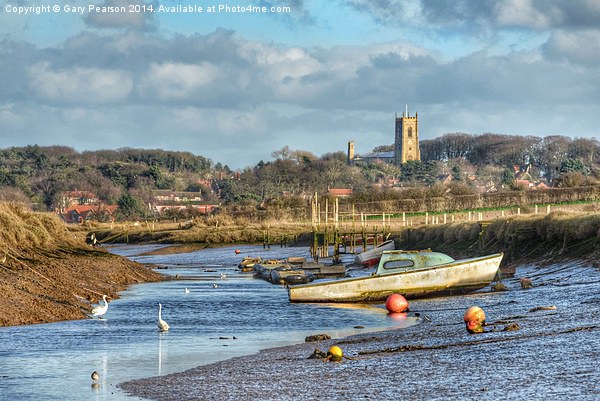 The view towards Blakeney Picture Board by Gary Pearson