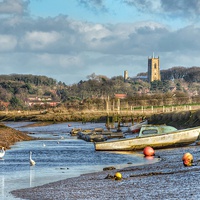 Buy canvas prints of The view towards Blakeney by Gary Pearson