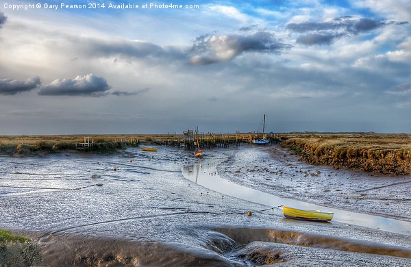 Morston quay in Norfolk Picture Board by Gary Pearson
