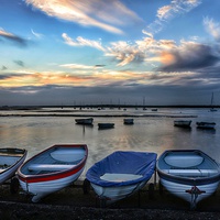 Buy canvas prints of High tide at Brancaster Staithe by Gary Pearson